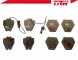 TRW  Trwgdb1381 outlet! - Brake pads audi front a4/a6 + driver assistant #33