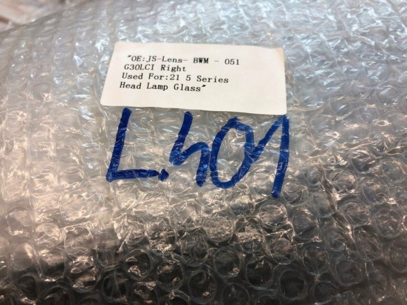 WOLLER  Cover glass lamp right front bmw 5 g30 g31 g38 f90 2020-2023 lci