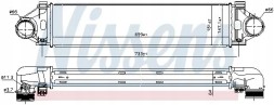 Nissens  Intercooler 96471 nissens