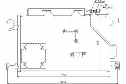 Nissens  Air conditioning condenser mercedes c t-model (s203) + driver's essential #37