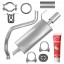 Ferroz FRZ-U8A84F2R2V1R4N4 Final silencer audi 80 b4 91 - 96 1.6 2.0 kombi avant sedan freebie
