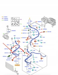 EACS Eacs air conditioning cable ford transit custom mk8 lift gk21-19d850-ah