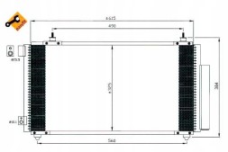 NRF 86227817 NRF Nrf air conditioning cooler with dehumidifier toyota