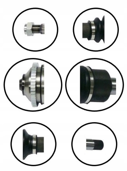 BRV B1219TG Rear left half axle bmw 5 (f10 f11) 520 and 523 and 528 and 530 and 535 and manual new