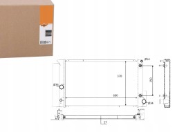 NRF PRO/59115 NRF Radiator toyota avensis 2.0 11 2008- nrf + collision assistant #34