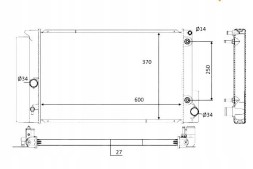 NRF PRO/59115 NRF Radiator toyota avensis 2.0 11 2008- nrf + collision assistant #34