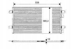 Valeo PRO/817701 VAL Air conditioning condenser renault scenic megane 99-03 + collision assistant #34
