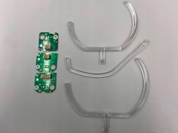 WOLLER H.169/498/A.+H.169/207/50. Rings fiber optic board left front for bmw 3 f30 f31 lifting 16-19