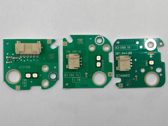 WOLLER H.169/498/A.+H.169/207/50. Rings fiber optic board left front for bmw 3 f30 f31 lifting 16-19