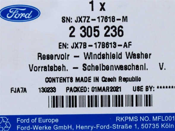 Ford OE 2546249 Washer tank ford focus mk iii 3