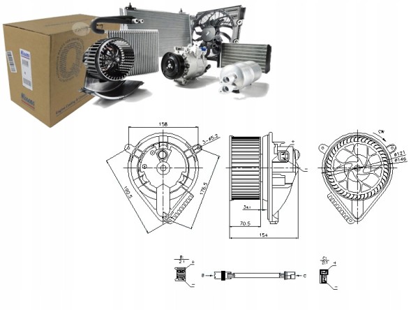Nissens NIS87052/RS7 Nissens blower fan nis, 87052