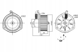Nissens NIS87163/RS3 Nissens fan blower