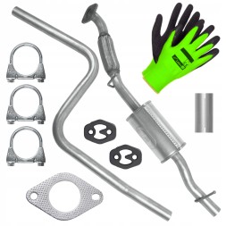 Polmostrów POL-A6C30U4M0F4B7T1 Center silencer mazda 2 1 i dy 03 - 07 1.6 hatchback freebie