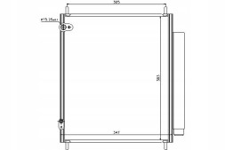 Nissens  Air conditioning condenser citroen c-zero mitsubishi + driver's essential #37
