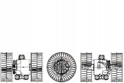 Behr Hella Service 8EW 009 158-181 (BRH) 9015909 V30031784 24011214 Behr-hella blower mercedes viano (w639) vito / m + driver's kit #29