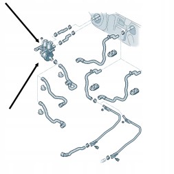 WRC Original Parts 7700007 Heater valve for audi a6 allroad c6 2006 2007 2008 2009 2010 2011