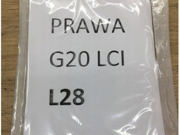 WOLLER  Glass lamp cover right side for bmw 3 series g20 g21 g28 lift 2022-