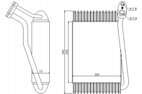 Nissens 92143/NIS Nissens air conditioning evaporator audi 80, a4 1.6-2.8 + driver assistant #28
