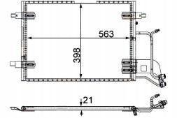 Hella 8FC 351 301-401/HEL Hella air conditioning cooler condenser 4b0260403h + driver assistant #28