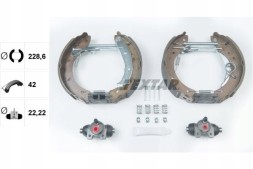 Textar 84052900 Set of brake jaws citroen berlingo/xsara 96-11 sets with cylinders