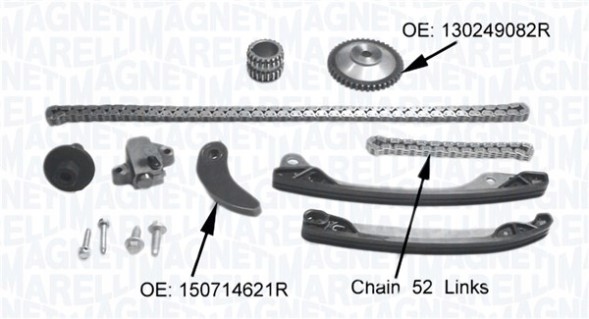 Magneti Marelli 341500001360 Magneti marelli 341500001360 timing chain kit