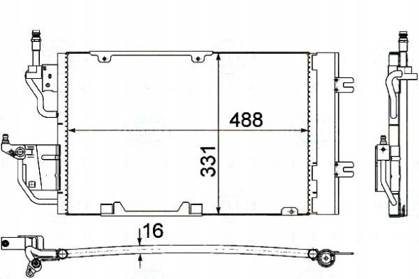 Behr Hella Service 8FC 351 302-374/BRH Behr hella air conditioning condenser opel astra h 1,3 + driver assistant #28