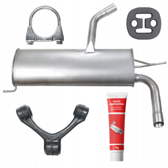 Ferroz  Final silencer for seat leon ii 2 1p1 05 - 13 1.9 tdi freebie