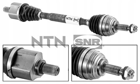 SNR DK55.007 Half axle set clio/logan 6-ball lion 673mm - snr dk55007