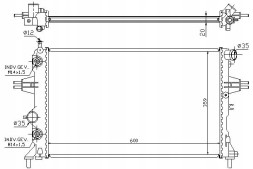 Nissens PRO/632461 NIS Engine cooler opel astra g astra g classic zaf + collision assistant #34