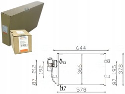 Behr Hella Service 8FC 351 301-394 BRH/GIFT Air conditioning condenser mercedes a-class in 168 98- + driver assistant #31