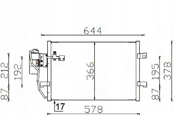 Behr Hella Service 8FC 351 301-394 BRH/GIFT Air conditioning condenser mercedes a-class in 168 98- + driver assistant #31