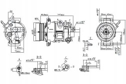 Nissens 890030 NIS/GIFT Dodge caliber jeep compass air conditioning compressor + driver assistant #31