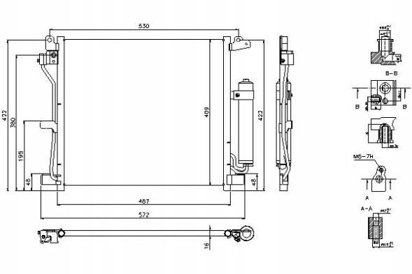 Nissens 86219621 NIS Nis940337 air conditioning cooler (with dehumidifier) ni + driver assistant #33