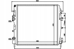 Nissens PRO/63762 NIS Engine cooler nissan kubistar renault kangoo k + collision assistant #34