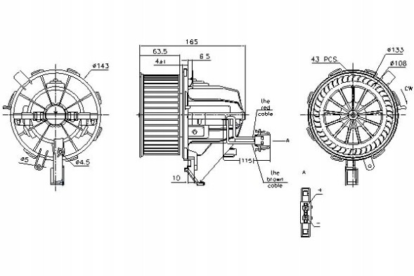 Nissens 86217897 NIS Nis87215 audi a4 blower, a4 allroad, a5, q5 1.8- + driver assistant #33