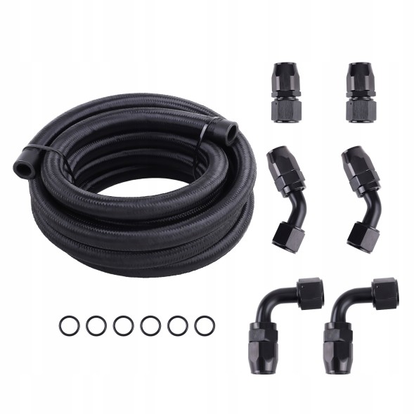 MGGRP  An10 oil fitting fuel hose 12ft