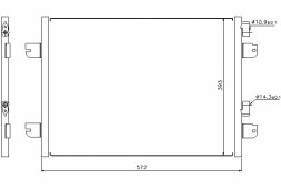 Nissens  Air conditioning condenser dacia logan logan mcv sande + collision assistant #34