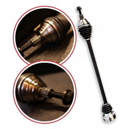 BRV Half axle right vw passat b6 jetta iii touran (1t) 1.9 tdi 2.0 fsi manual new