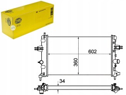 Hella  Engine cooler - engine cooling system [hell + collision assistant #34