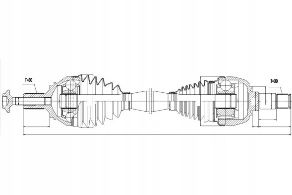 NTY  Drive axle mercedes 160cdi220cdi a w176 b w246 cla c117 x117