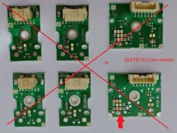 WOLLER H.169/207/18. WTYCZKA Left and right led module plug drl 5pin 1led for mercedes gle w167