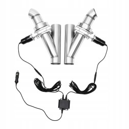 CHINA  Exhaust throttle 12v 63mm dual valve with remote control