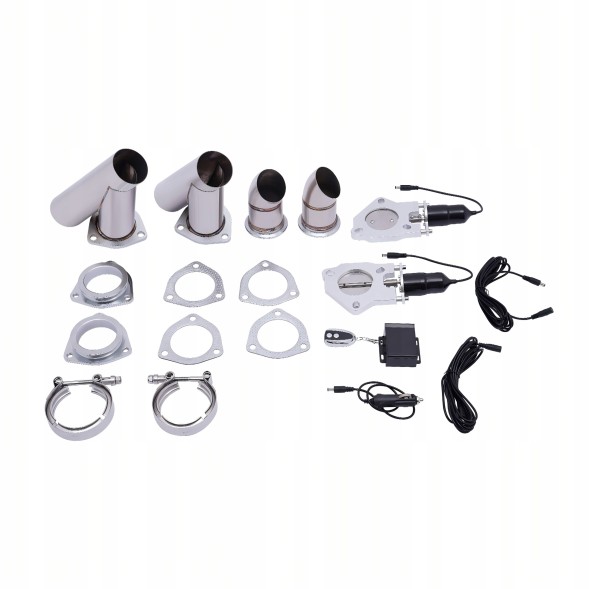 CHINA  Exhaust throttle 12v 63mm dual valve with remote control