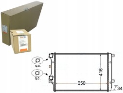 Behr Hella Service BRH8MK 376 726-704(iMOTO) Cooler vw a3 golf 5 1,9tdi behr hella + driver's essential #37