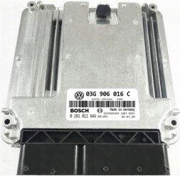 Bosch 03G906016C 0281011666IMMO OFF Computer vw caddy 03g906016c 0281011666 immo off