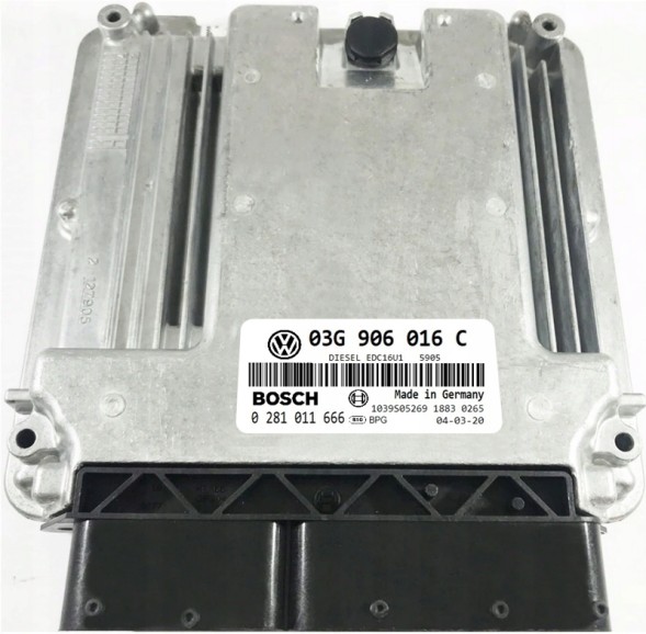 Bosch 03G906016C 0281011666IMMO OFF Computer vw caddy 03g906016c 0281011666 immo off