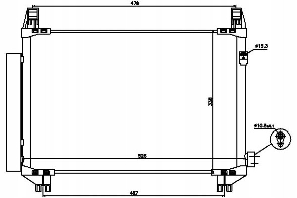 Nissens NIS940085(iMOTO) Air conditioning condenser toyota yaris 1.4d 08.05- n + driver's essential #37