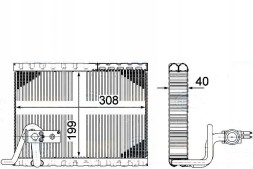Behr Hella Service 8FV 351 331-501 BRH/GIFT Air conditioning evaporator citroen ds5 peugeot 3008, 50 + driver assistant #31