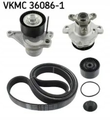 SKF VKMC 36086-1 Water pump+ zest v-belt 7pk vkmc 36086-1