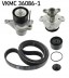 SKF VKMC 36086-1 Water pump+ zest v-belt 7pk vkmc 36086-1